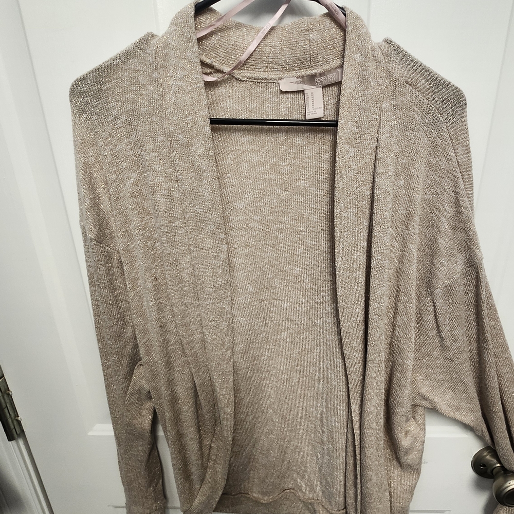 Chic Beige Women's Cardigan